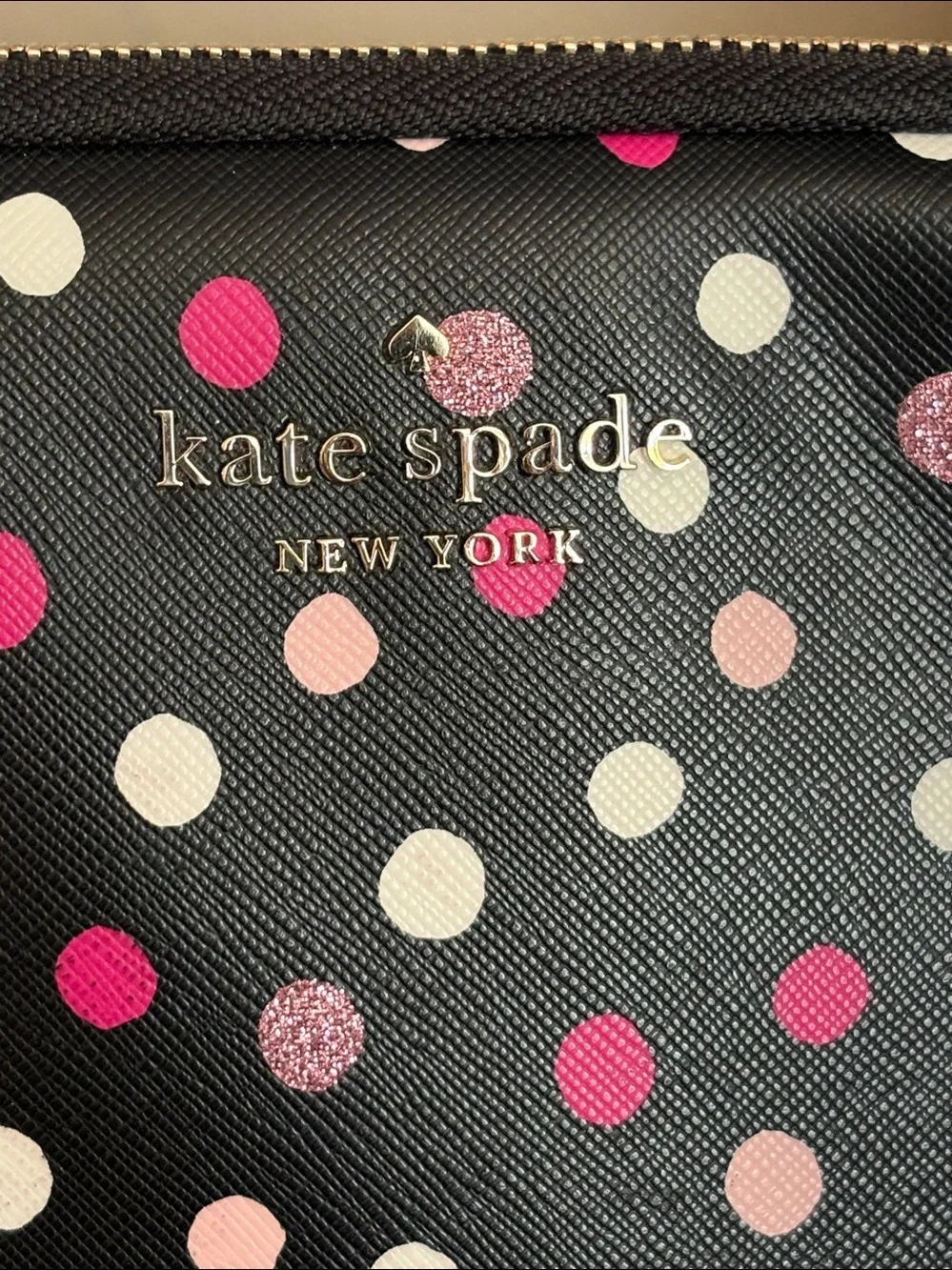 Kate Spade Staci Leather Glimmer Dot 15
